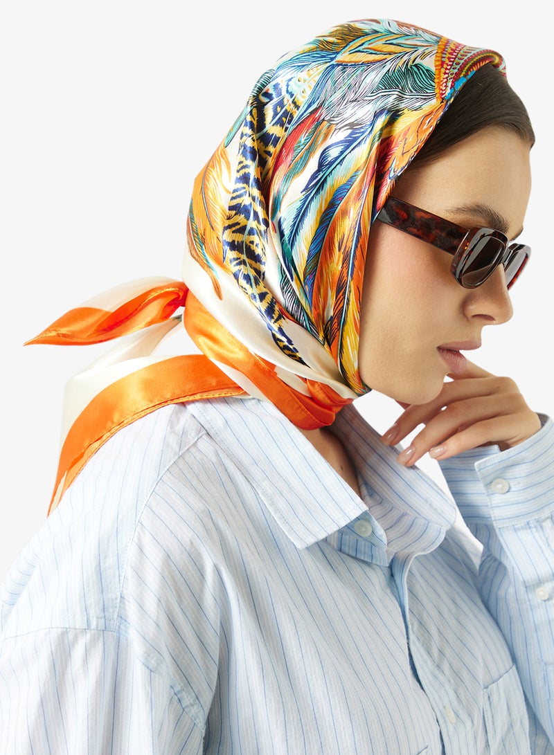 Ginger Printed Summer Headscarf - Image 3